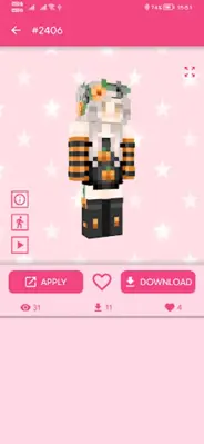 Aesthetic Skin for Minecraft android App screenshot 4