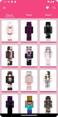 Aesthetic Skin for Minecraft android App screenshot 5