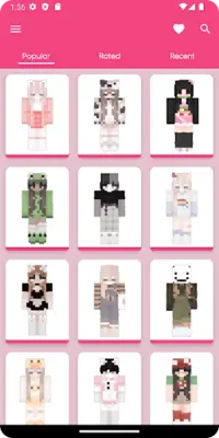 Aesthetic Skin for Minecraft android App screenshot 7